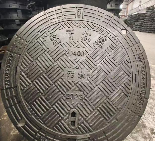 临潭球墨铸铁防沉降井盖展示